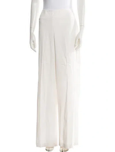 Pre-owned Tanya Taylor Wide Leg Pants In Neutrals