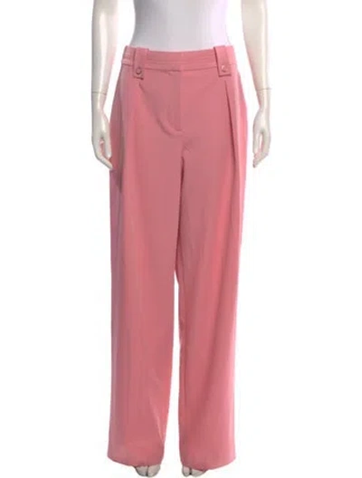 Pre-owned Tanya Taylor Wide Leg Pants In Pink