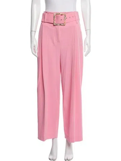 Pre-owned Tanya Taylor Wide Leg Pants In Pink