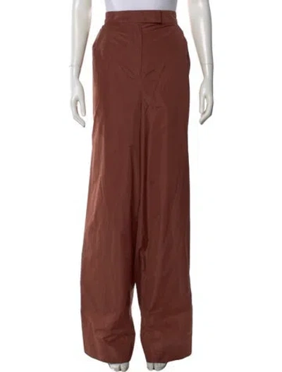 Pre-owned Tanya Taylor Wide Leg Pants W/ Tags In Brown
