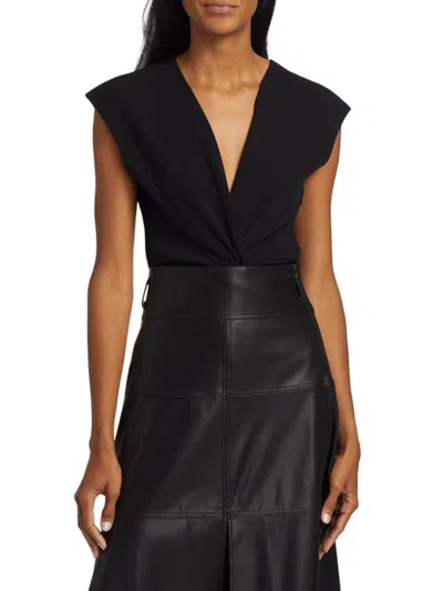 Tanya Taylor Women's Alyssa Scuba Twisted Top