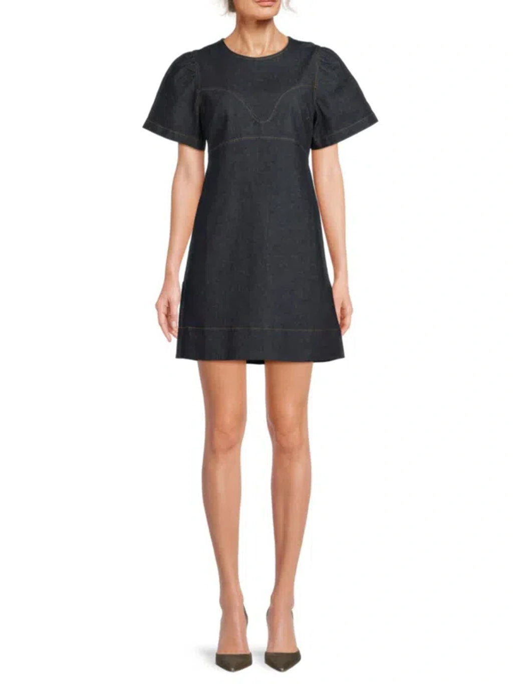off shoulder dresses Soft satin dress, long-sleeve, off-shoulder Sale