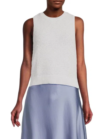 Tanya Taylor Women's Avril Knit Sleeveless Top In White