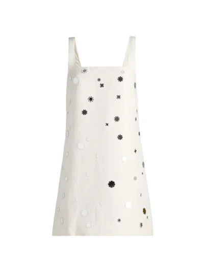 Tanya Taylor Barton Mirror Dress In Brown