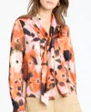 Tanya Taylor Canyon Top In Peony Multi In Orange