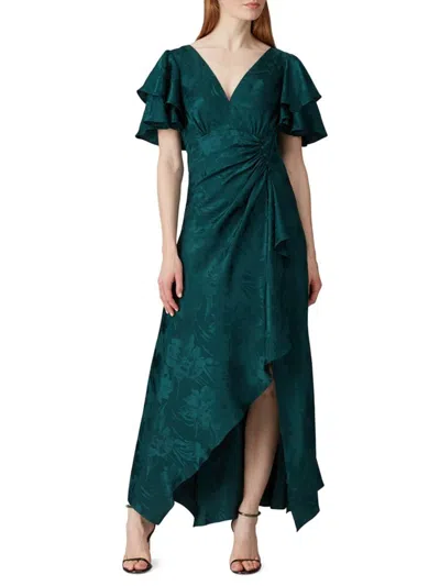 Tanya Taylor Women's Clementine Silk Maxi Dress In Green