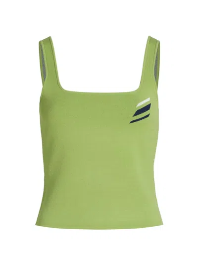 Tanya Taylor Women's Garbine Knit Top In Green
