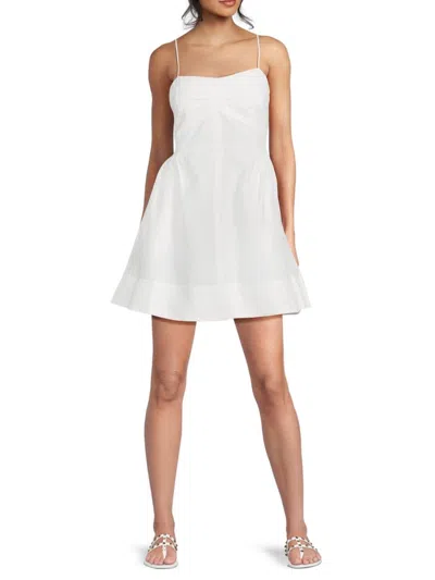 Tanya Taylor Women's Gellar Linen-blend Minidress