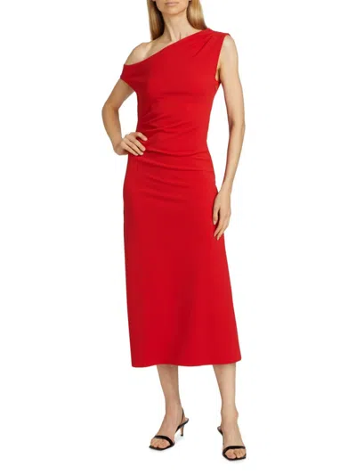 TANYA TAYLOR WOMEN'S GIO ONE-SHOULDER MIDI-DRESS