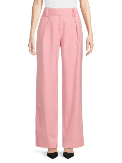 Tanya Taylor Women's Harrison Pleated Pants In Martime Blue