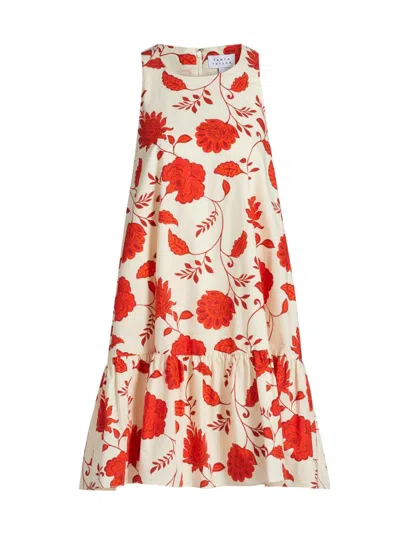 Tanya Taylor Women's Jessie Floral Cotton A-line Minidress In Multi