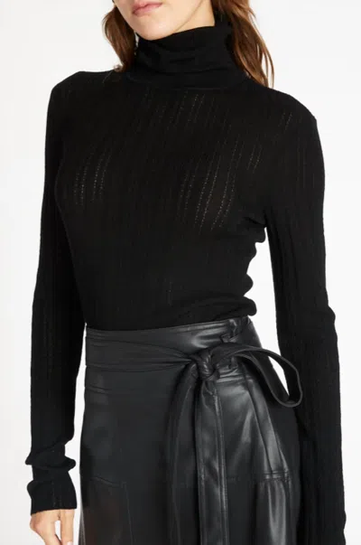 Tanya Taylor Women's Kayden Knit Top In Black