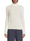 Shop Tanya Taylor Women's Kayden Ribbed Merino Wool Sweater
