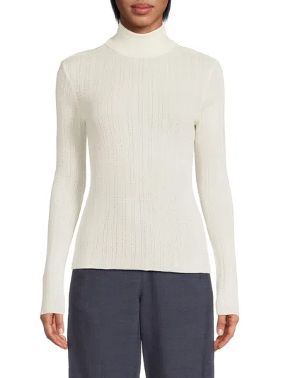 Tanya Taylor Women's Kayden Ribbed Merino Wool Sweater