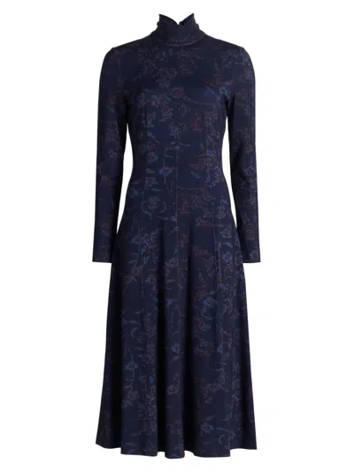 Tanya Taylor Women's Thea Floral Maxi Dress In Blue