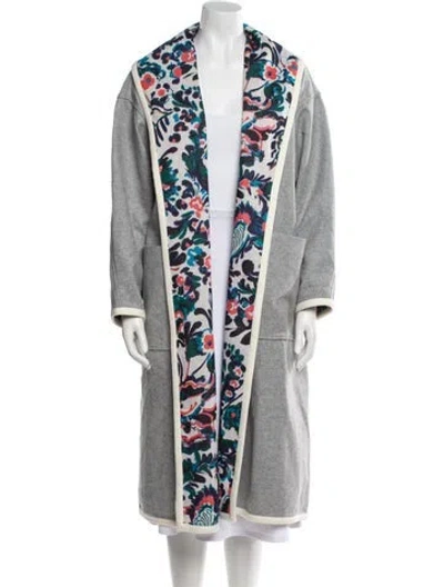 Pre-owned Tanya Taylor Wool Printed Coat W/ Tags In Multi