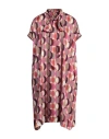 Tanzine 17-1328 Tcx Woman Midi Dress Sand Size 6 Polyester In Beige
