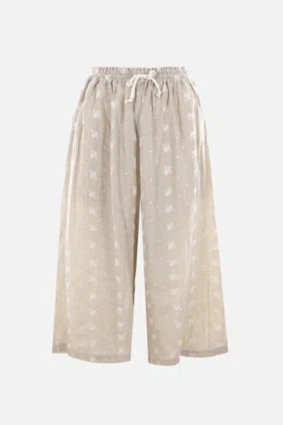 Tao Comme Del Garcon Trousers In Natural+white