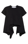 TAO COMME DES GARÇONS TAO COMME DES GARÇONS ASYMMETRIC COTTON JERSEY T-SHIRT