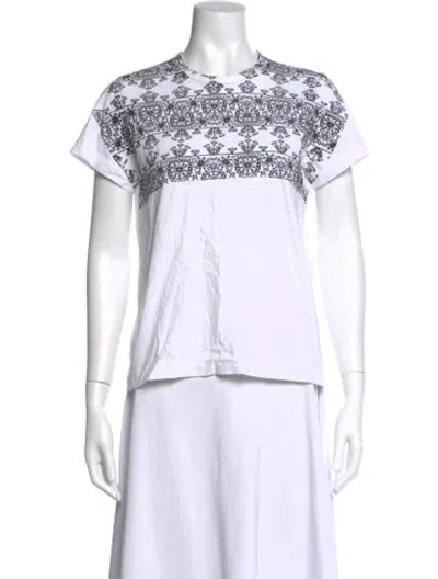 Pre-owned Tao Comme Des Garçons Graphic Print Crew Neck T-shirt In White