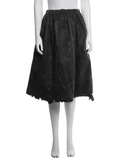 Pre-owned Tao Comme Des Garçons Midi Length Skirt In Black