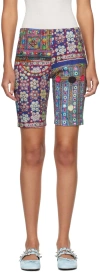 Tao Comme Des Garçons Multicolor Printed Shorts In 1 Multi