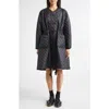 Tao Comme Des Garçons Reversible Quilted Coat In Black