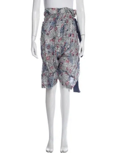 Pre-owned Tao Comme Des Garçons Vintage Midi Length Skirt In Blue