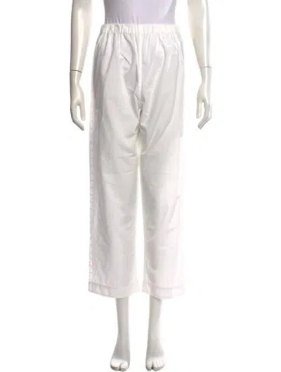 Pre-owned Tao Comme Des Garçons Wide Leg Pants In White