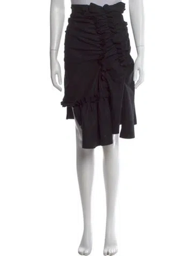 Pre-owned Tao Comme Des Garçons Wool Mini Skirt In Black