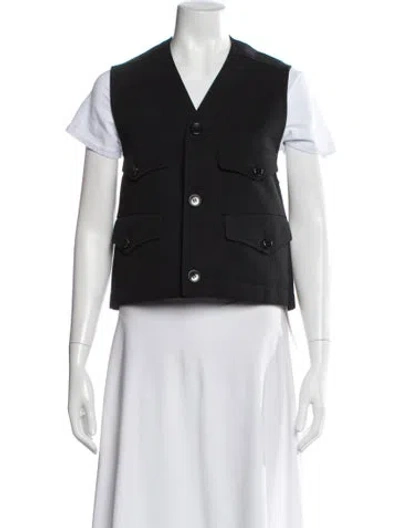 Pre-owned Tao Comme Des Garçons Wool Vest In Black
