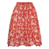 Tao Polyester Printed Weather Skirt In Multi