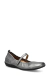 Taos Babble Mary Jane Flat In Gray