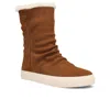 Taos Cozy Chic Mid-calf Lined Boot In Chestnut In Pink