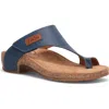 Taos Loop Toe Loop Sandal In Blue