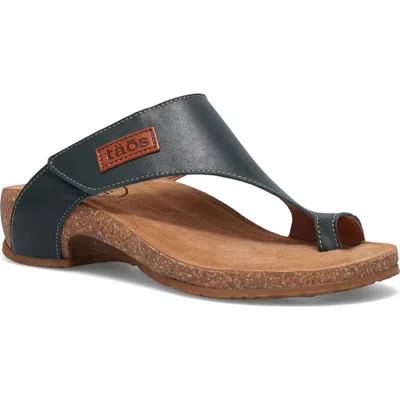 Taos Loop Toe Loop Sandal In Green