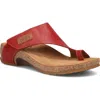 Taos Loop Toe Loop Sandal In Red