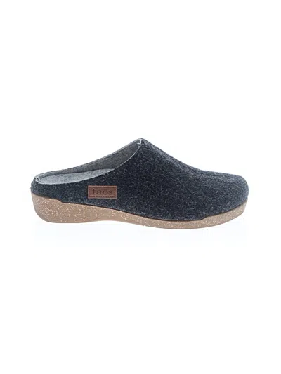 Pre-owned Taos Mule/clog In Gray