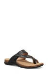 Taos Perfect Toe Loop Sandal In Black
