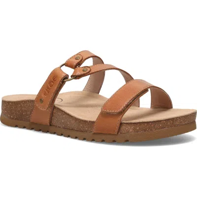 Taos Ringslide Slide Sandal In Brown