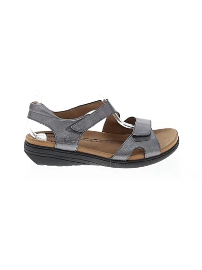 Pre-owned Taos Sandals In Gray