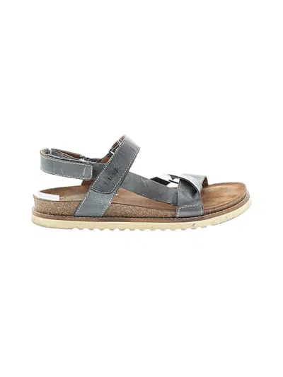 Pre-owned Taos Sandals In Gray