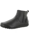 TAOS SELECT WOMENS LEATHER ZIPPER ANKLE BOOTS