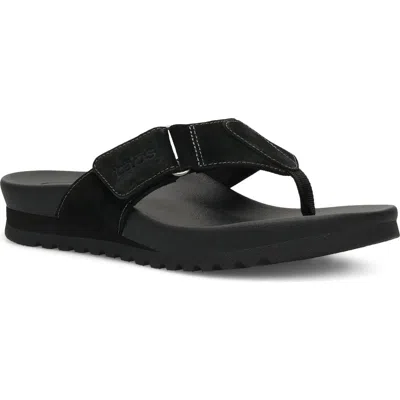 Taos Super Sonic Flip Flop In Black