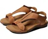 Taos The Show Sandal Womens Us 9 Caramel Leather T-strap Comfort Outdoor Zpo3228