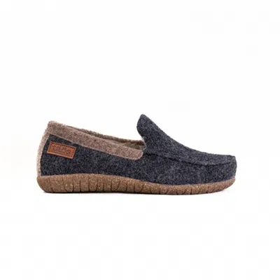 Taos Unisex Woolfer Loafer In Charcoal In Green