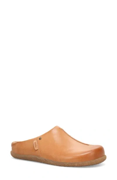 Taos Upside Leather Mule In Animal Print