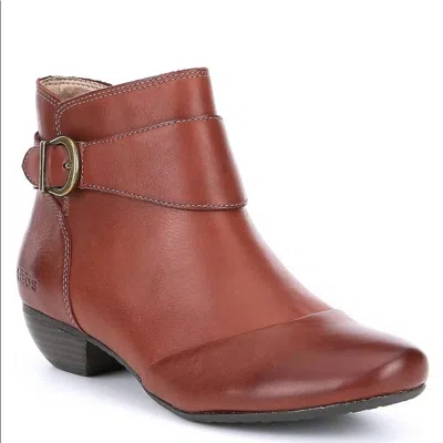 Taos Women's Addition Ankle Boots In Mahogany In Brown