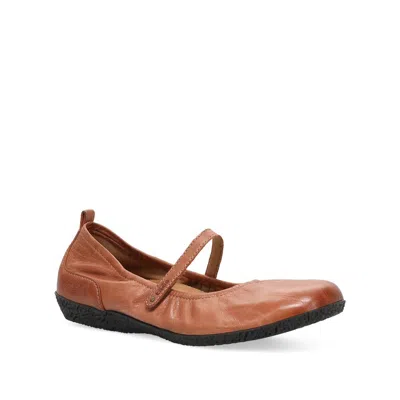Taos Women's Babble Mary Jane Ballet Flat Shoes In Cognac In Brown