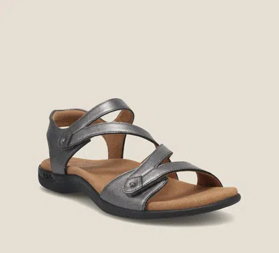 Taos Women's Big Time Sandals In Pewter In Black